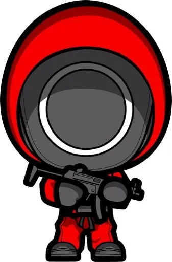 鱿鱼游戏守卫 PNG免抠(675x1024)