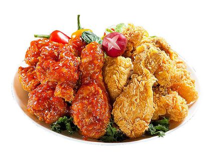 双色炸鸡块 双色炸鸡块