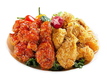 双色炸鸡块 双色炸鸡块