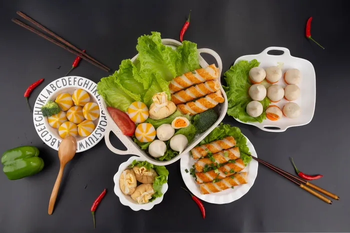 高清火锅配菜图片