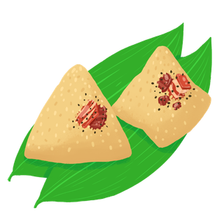 粽子插画免扣元素