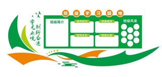 班级园地校园文化墙