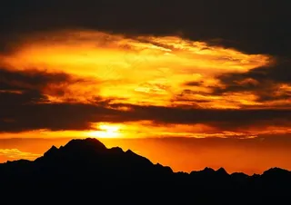 唯美的彩霞风景素材