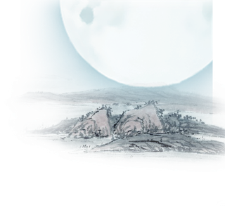 山水画素材中国风水墨画素材元素中国画