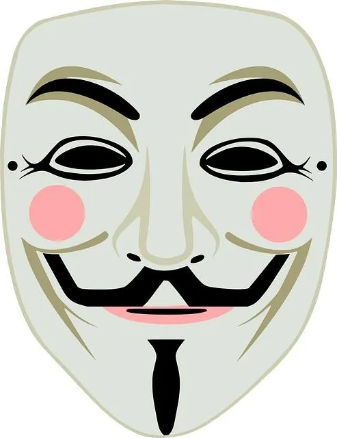 盖伊福克斯面具 PNG免抠(493x640)