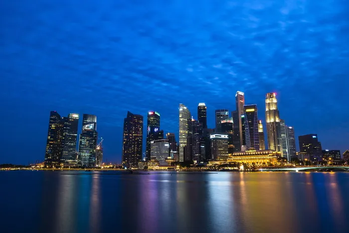 高清城市夜景风景