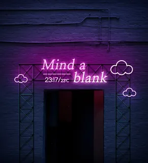 黑夜中的幻彩霓虹灯海报PSD分层素材 黑夜中的幻彩霓虹灯海报PSD分层素材