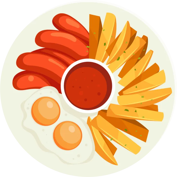 简约风厨房料理卡通素材图片PNG免扣 (19)
