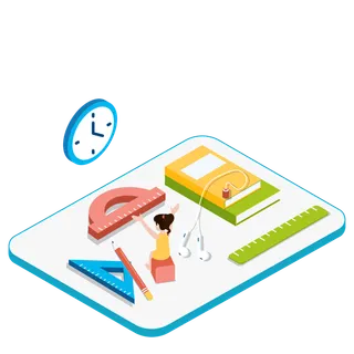 少儿兴趣班-数学卡通小孩