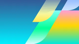 极简剪纸波浪弥散光渐变背景图