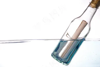 浪漫漂流瓶图片