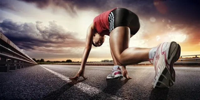 健身瘦身的美女高清摄影图片