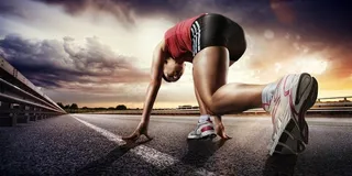 健身瘦身的美女高清摄影图片