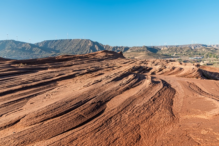 陕西靖边波浪谷