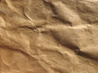 褶皱黄色纸张图片下载