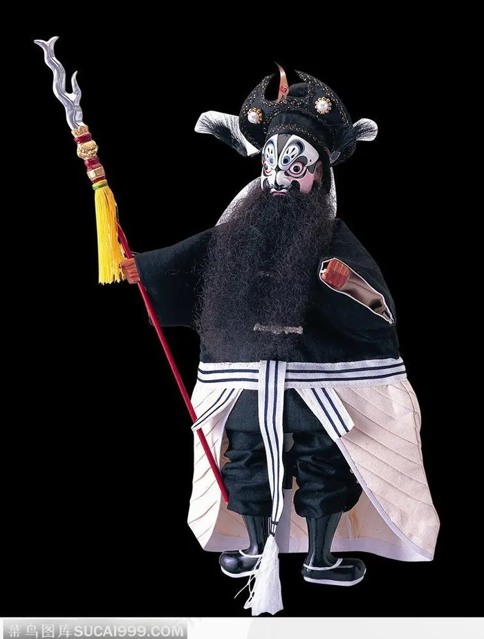 中华传统-黑色衣服的武将