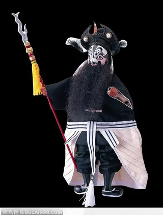 中华传统-黑色衣服的武将