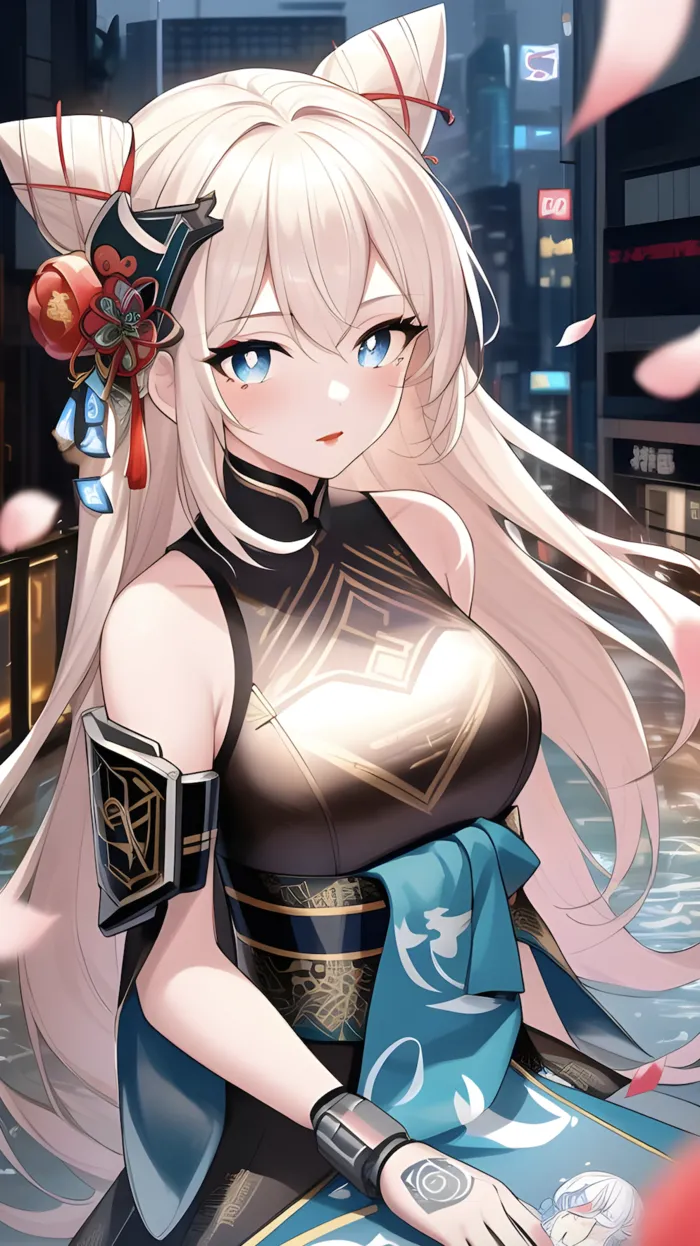 喵了个咪复古插画手机壁纸