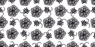 花卉唯美手绘花朵面料纹理手机壳布料面料印花服装矢量图案素材