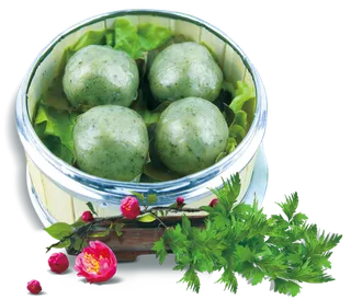 清明节海报设计插图卡通青团素材图片元素png透明背景