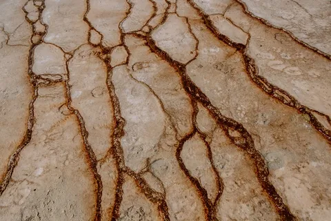 干裂地表背景图片