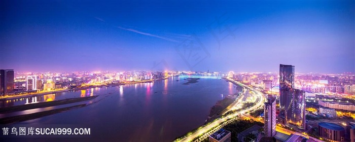 美丽的沿海城市高清图片