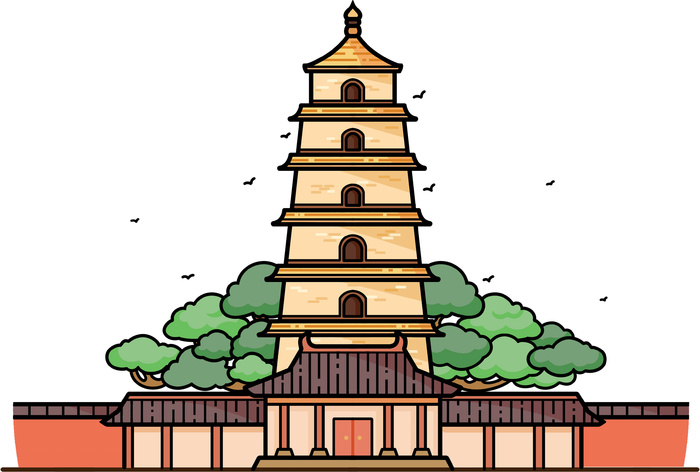 免扣塔图片psd模版下载