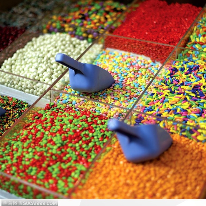 诱人的五彩糖果