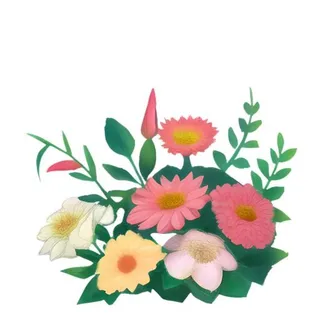 花花丛绿叶免抠