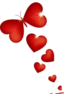 蝴蝶爱心情人节