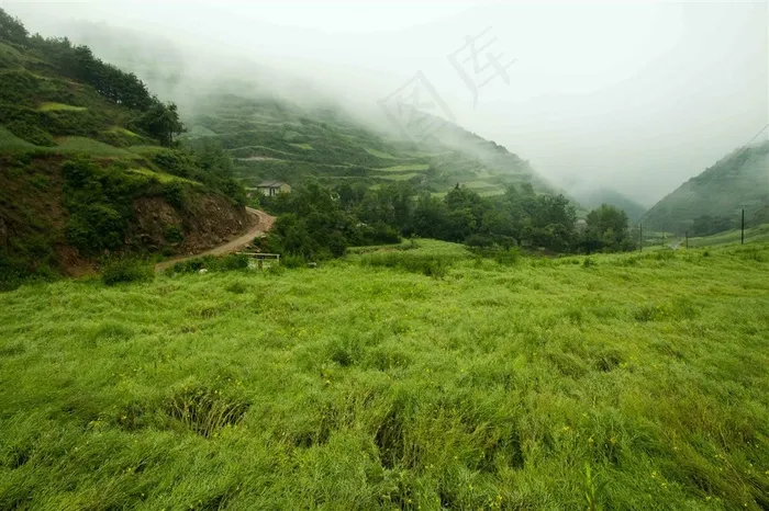 甘肃云雾山风景素材图片