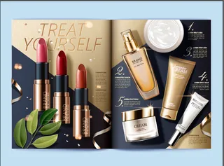 设计广告化妆品素材