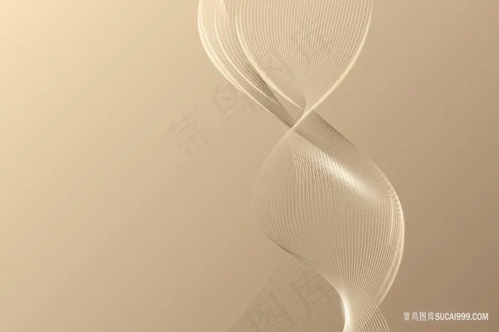 高清杏色唯美波浪矢量图片集合素材
