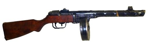 PPSh-41 PNG免抠(2373x724)