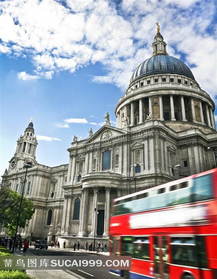 英国伦敦圣保罗大教堂图片