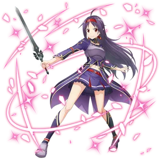 剑客女孩素材人物简笔卡通