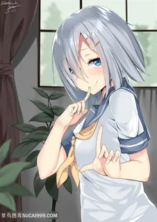 高清短发可爱女生日本动漫图片