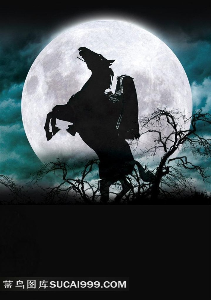 月夜魅影电影断头谷海报