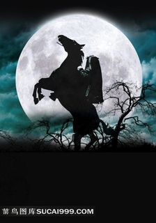 月夜魅影电影断头谷海报