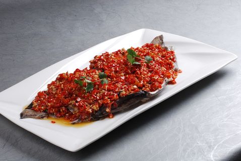 川菜湘菜高清菜谱 剁椒深海鱼头  128