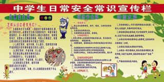 安全常识宣传栏