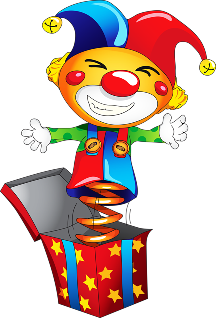 礼物小丑卡通