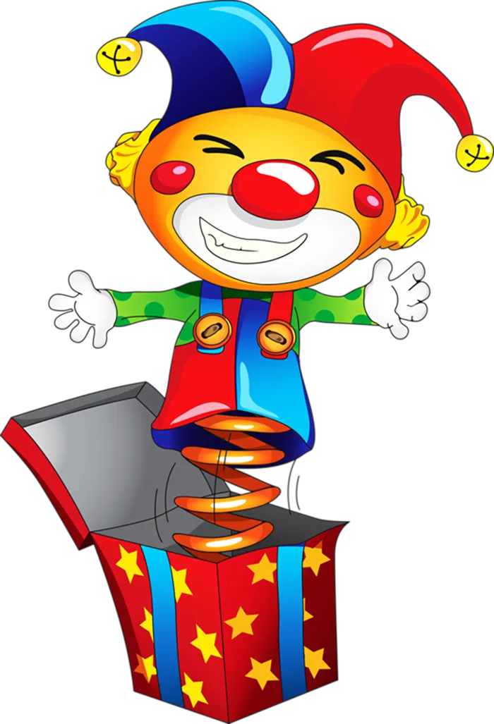 礼物小丑卡通