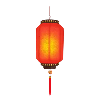 新年元素梅花冬天春节新年中国风灯笼