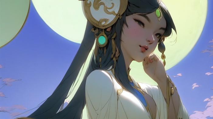 唯美月下嫦娥
