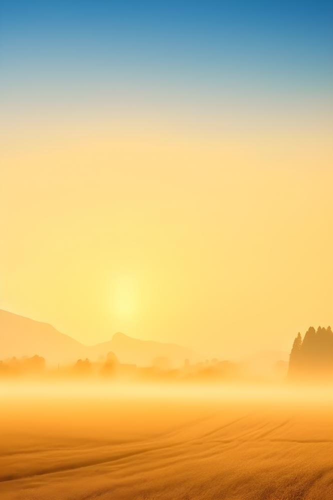 山脉蓝天渐变大气背景(2400x3600)