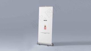 易拉宝样机 易拉宝效果图