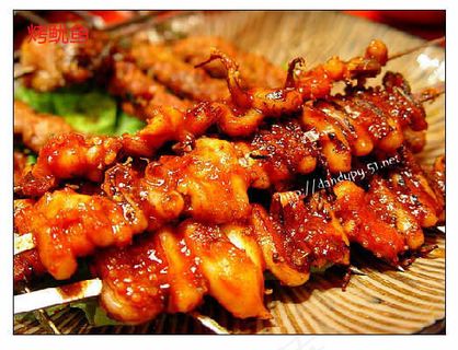 烧鱿鱼美食元素菜品