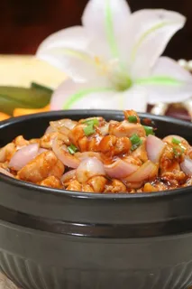 旋转 石锅生炒鸡26元 (3)