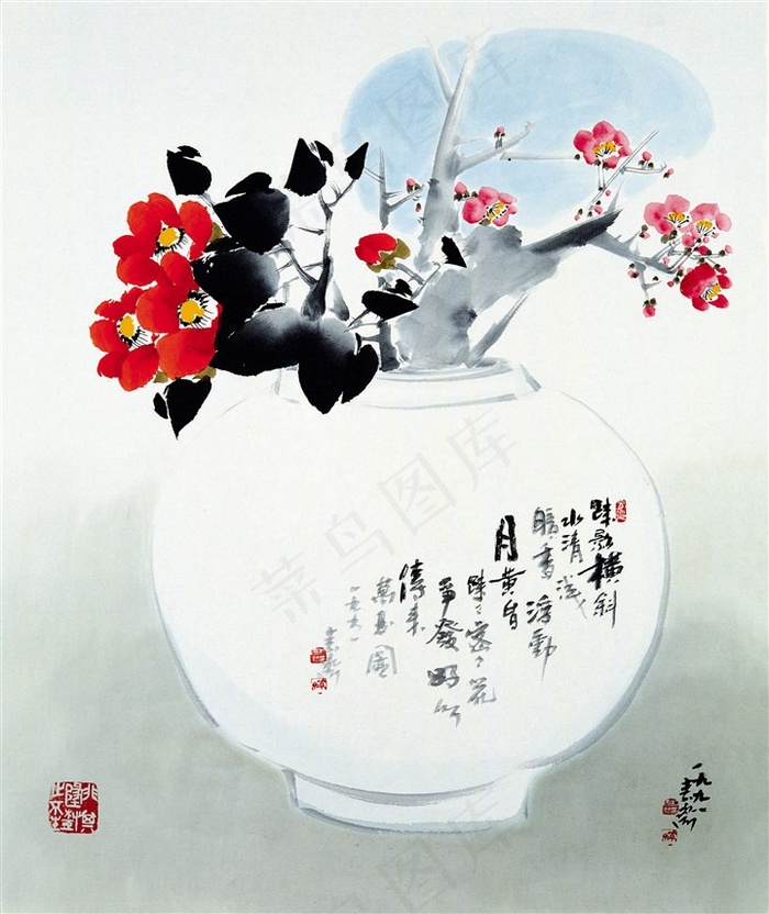 国画花鸟文化艺术jpg素材